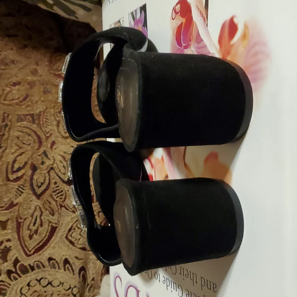 Aldo Black Heels Woman's Size 8 - Picture 5 of 11